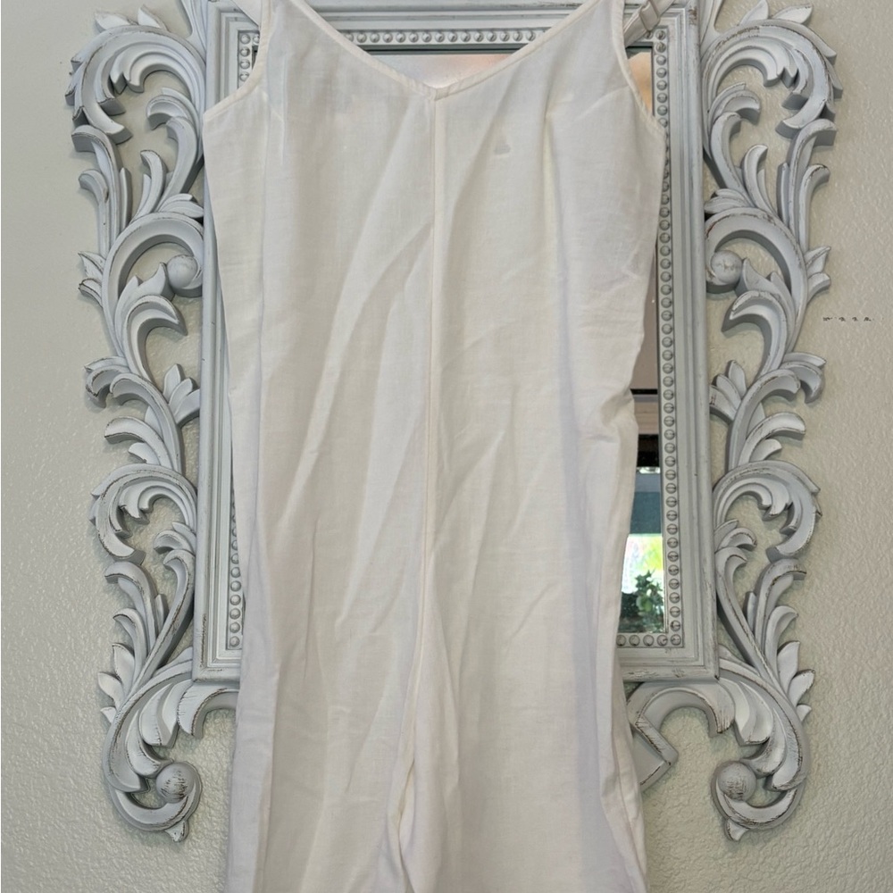 Elegant White Roxy Jumpsuit